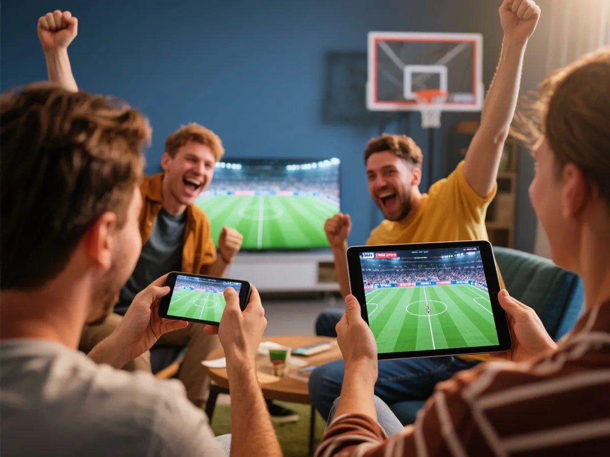 多场景移动观赛示意